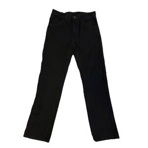 RUSTLER‎ Jeans Mens Sz 30x30 Black Straight Denim Pant Workwear Uniform Rugged
